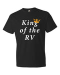 rv gift rv shirt camp gift camp t shirt Camping Shirt King of the RV Camper Shirt Camping Gift for Camping TShirt rv king OS204 Graphic Tee – Cozy Vibes · Great Gift For Fans