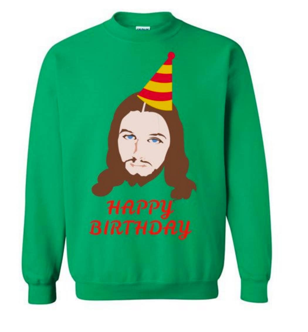 Funny Jesus Sweater for Christmas Party Ugly Sweater Ugly Christmas Sweater Tacky Sweater Funny Sweater Ugly Sweater Party Jesus OS182 Graphic Tee – Premium Graphic · Must-Have Style