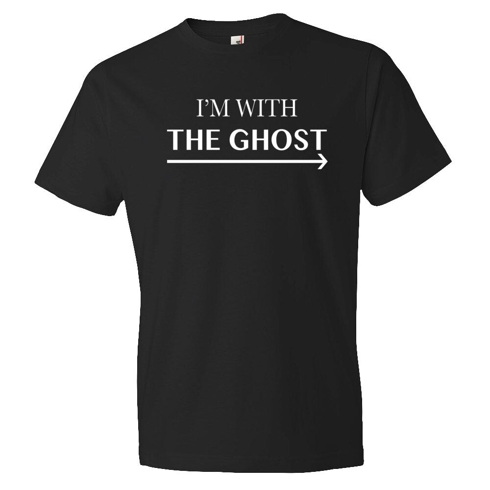 Funny Halloween Shirt I39m With The Ghost Shirt Funny Ghost Shirt for Halloween Outfit for Halloween Costume for Halloween Gift Idea OS337 Graphic Tee – Cozy Vibes · Must-Have Style