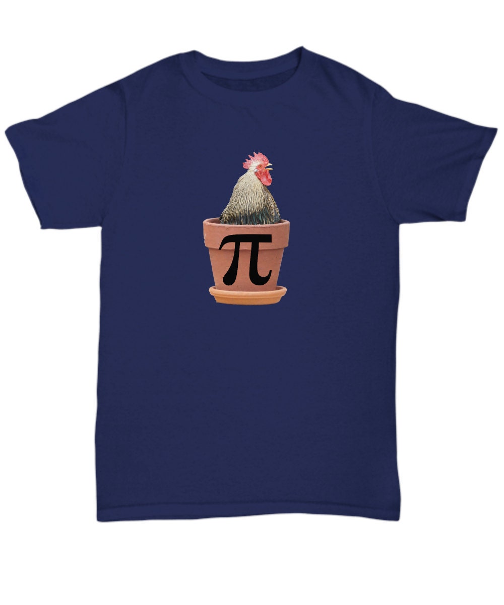 Funny Math TShirt Chicken Pot Pi Gift for High School Teachers Graphic Tee – Everyday Comfort · High-Quality Print
