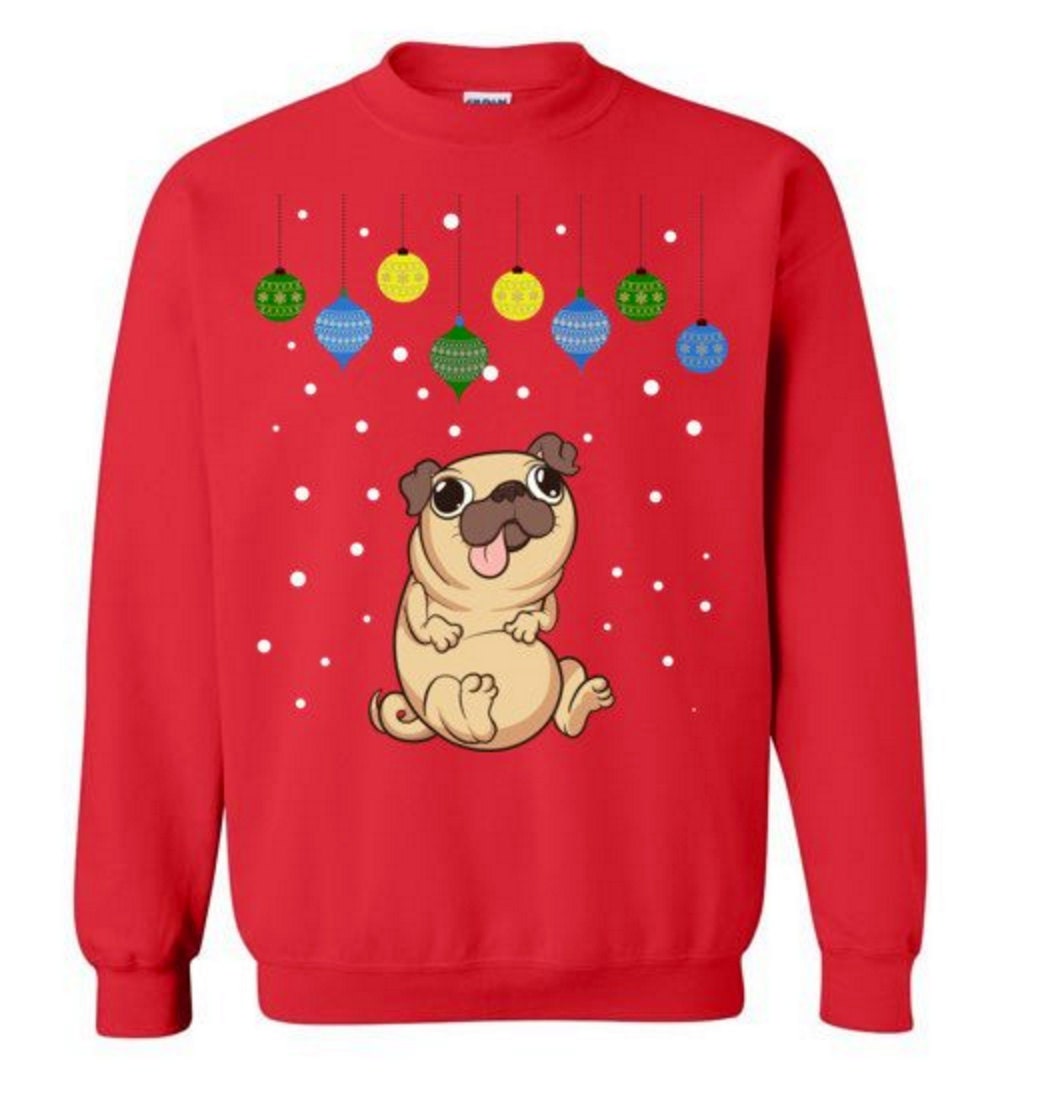 Ugly Christmas Sweater For Women and Men Pug Christmas Sweater Pug Sweater for Pug Lover Sweater Pug Gift Pug Christmas Party OS178 Graphic Tee – Fan Favorite · Top Pick For Any Outfit
