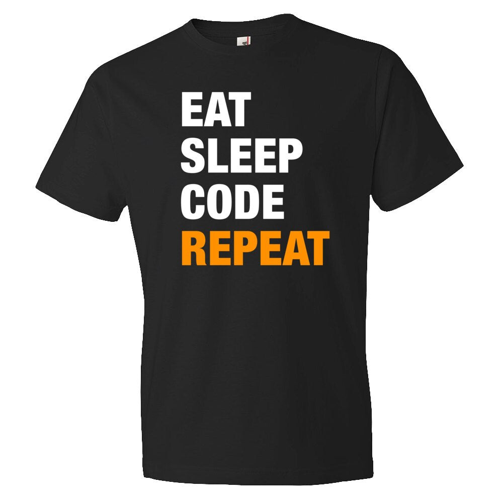 Engineer Gift Eat Sleep Code Repeat Shirt Funny Engineer Tee Engineer Shirt Code Gift Code Shirt Coder Gift Coder Shirt OS330 Graphic Tee – Fan Favorite · Trending Graphic Apparel