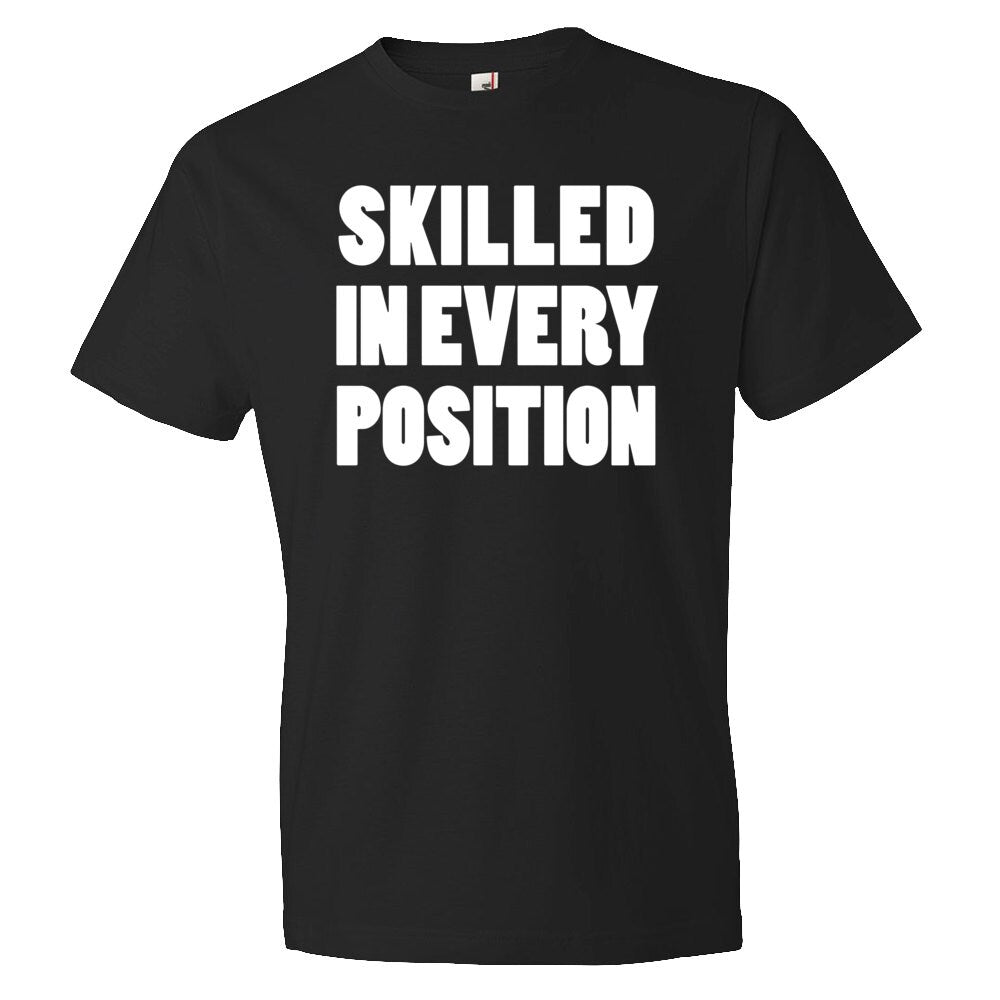 Skilled In Every Position Shirt Funny Yoga Instructor Shirt Yoga Shirt Yoga Practice Tee Yoga Trainer Yogi Shirt OS386 Graphic Tee – Cozy Vibes · Perfect For Daily Wear
