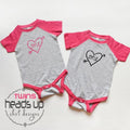 Twin First Birthday Bodysuit Girl Twin One Baby Girl Birthday Shirts Raglan 1 Bday tshirts Twin Girls 1st Birthday Onesies Twins Graphic Tee – Aesthetic Look · High-Quality Print