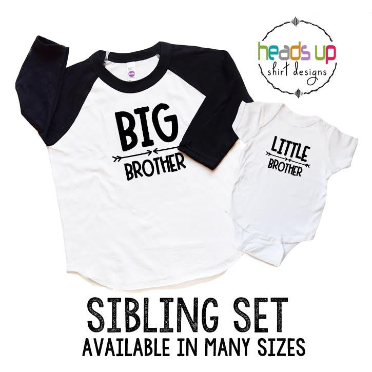 Big BrotherLittle Brother Shirts Toddler Big BroBaby Little Bro Raglan tshirtBodysuit Sibling Shirts Trendy New Baby Baby Gift Graphic Tee – Aesthetic Look · Top Pick For Any Outfit