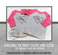 Twin Girl Tees Mom and Dad Heart Twin Baby Bodysuit I Love MomDad Sibling tshirts I Heart MomDad Mother39sFathers Day Tees Trendy Graphic Tee – Everyday Comfort · Trending Graphic Apparel