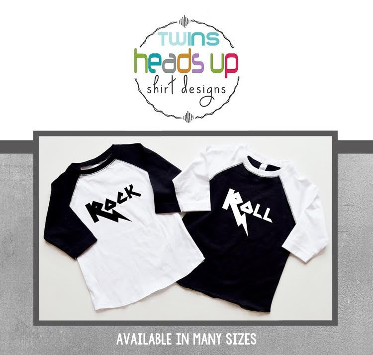 Toddler Boy Twin Shirts Rock and Roll Rock and Roll Baby Bodysuit Twin Boys Hipster Twin tshirts Raglan Funny Twin Tees Trendy Gift Graphic Tee – Easygoing Wear · Great Gift For Fans