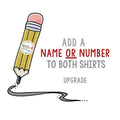 Add Names or Numbers Graphic Tee – Aesthetic Look · Great Gift For Fans