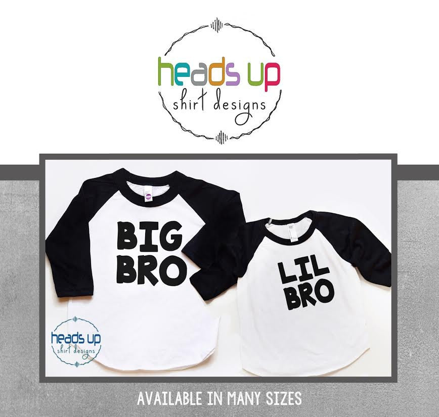 Big BroLittle Bro Matching Raglan Shirts Big BrotherLittle Brother Raglan tshirts ToddlerBaby Boy BigLittle Bro Sibling Raglan Graphic Tee – Fan Favorite · Great Gift For Fans