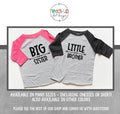 Big SisterLittle Brother ShirtsBdysuit Baby Annoucment Raglan tshirts Photo Prop Trendy New Sibling Big SisLittle Bro Annoucement Graphic Tee – Cozy Vibes · Must-Have Style