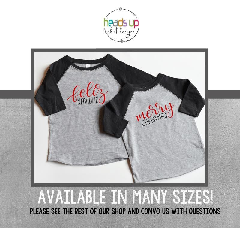 Christmas Twin Shirts BoyGirl Toddler Christmas tshirts Raglan BoyGirl TwinsSiblings Christmas Feliz NavidadMerry Christmas Trendy Graphic Tee – Everyday Comfort · Top Pick For Any Outfit