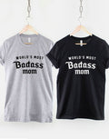 Badass Mom Shirt Badass Mum TShirt World39s Most Badass Mom Mum TShirt Mother Mothers Day T Shirt Graphic Tee – Easygoing Wear · Great Gift For Fans