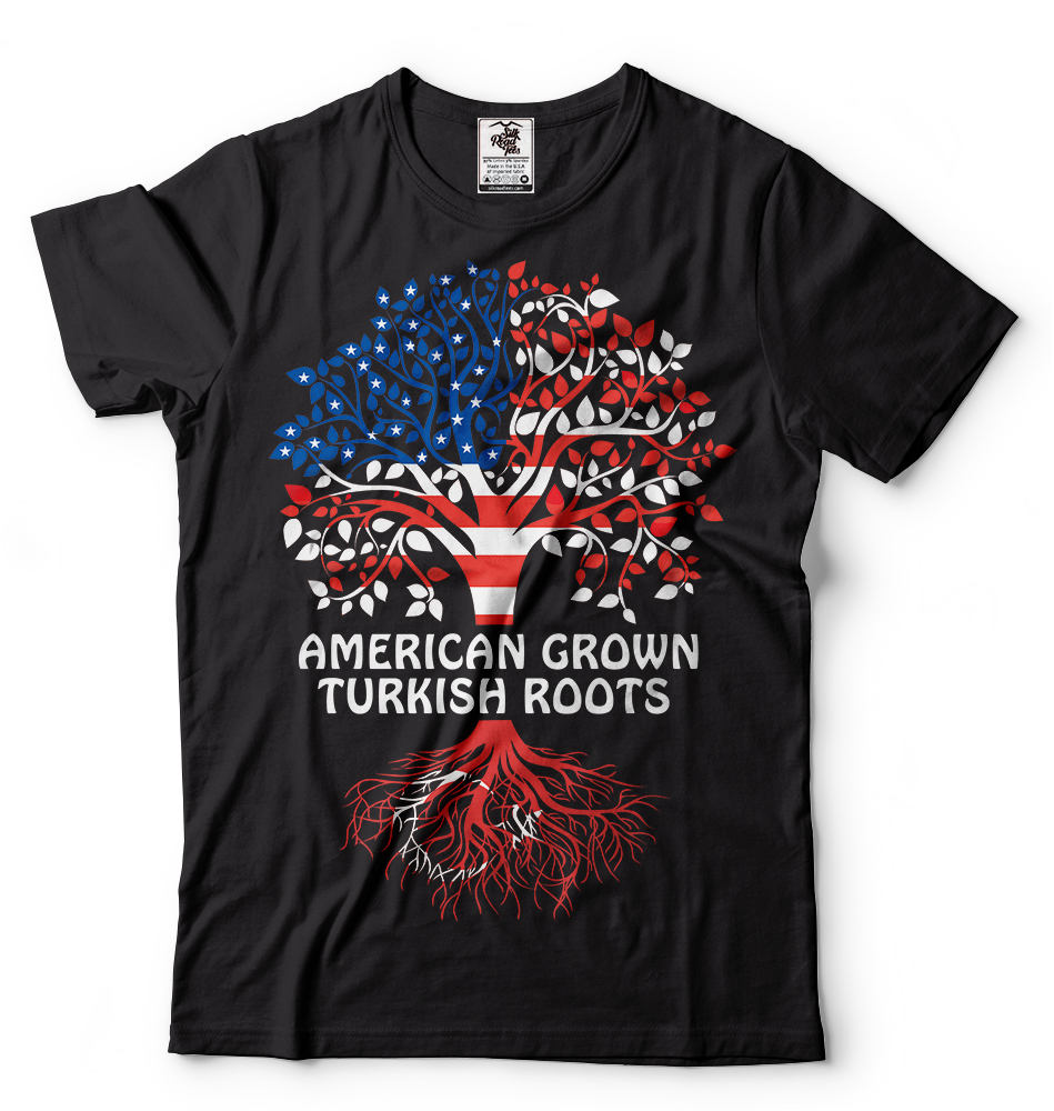Turkey T shirt Turkish Roots american Grown Heritage Nationality T shirt Graphic Tee – Feel-Good Design · Top Pick For Any Outfit