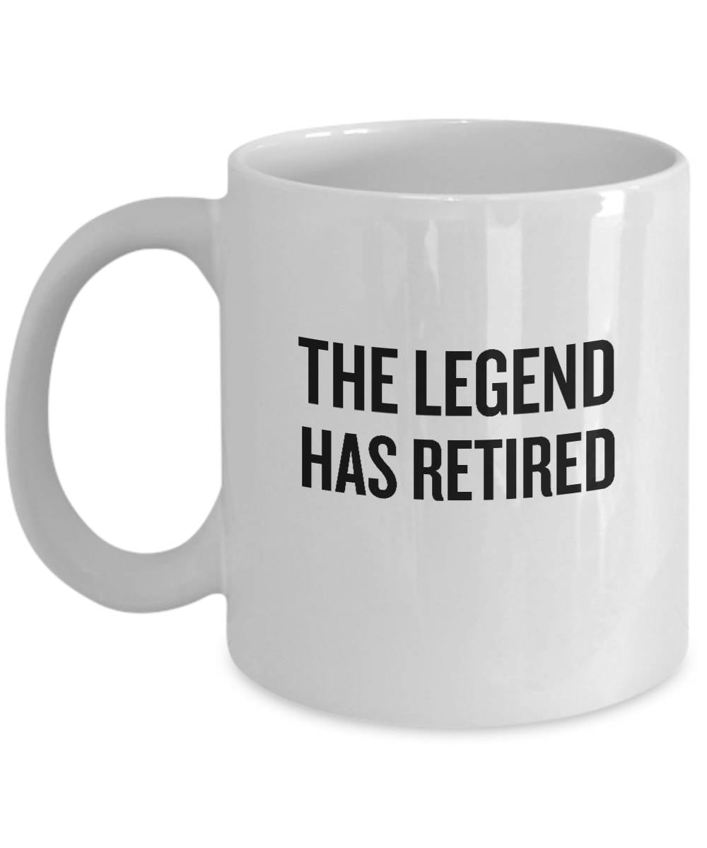 Funny Retirement Mug Retirement Gift Retirement Gag Gift Retirement Party Retiree Present The Legend Has Retired Graphic Tee – Bold Style · Top Pick For Any Outfit
