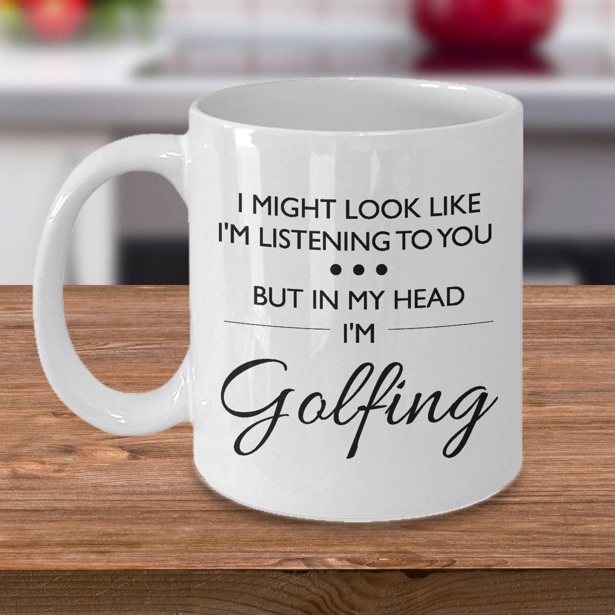Funny Golfing Mug Golfing Gift Golf Gift Golfing Birthday Present Golfing Mug In My Head I39m Golfing Birthday Gift Graphic Tee – Fan Favorite · High-Quality Print
