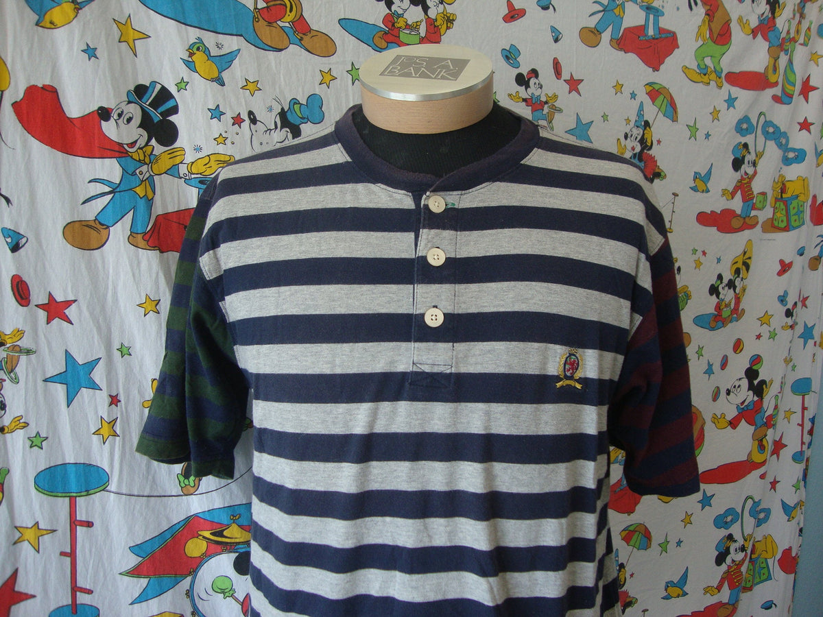 Vintage 9039s TOMMY HILFIGER stripe rap hip hop big flag tag T Shirt Sz L Graphic Tee – Feel-Good Design · Trending Graphic Apparel