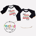 Christmas Sibling Shirts Boy Girl Twins Christmas Tees Dear Santa It Was My Brother39s Sister39s Fault Trendy Xmas Tees Baby Bodysuit Trendy Graphic Tee – Bold Style · Top Pick For Any Outfit
