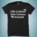 Chicken Shirts Chicken Lady Gift Farm Animal Shirt Farm Gifts Farmer Shirt Farmer Gift Backyard Shirts Chicken Gifts Chicken OH2225 Graphic Tee – Fan Favorite · Must-Have Style