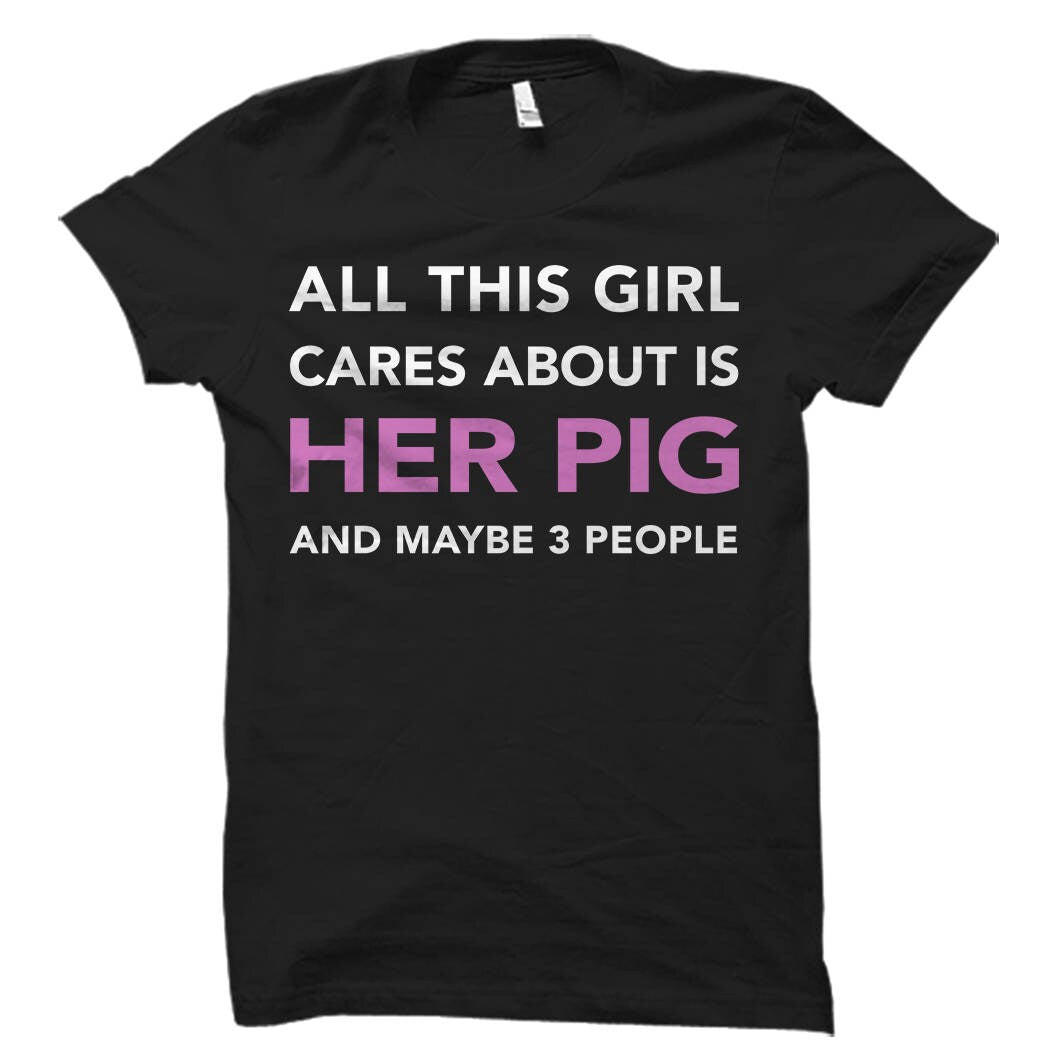 Pig Lady Shirt Pig Lover Gift Pig Gifts Teacup Pig Shirt Kunekune Gifts Pig Lady Gift Piggy Shirts Farmer Gifts Farm Shirts OS599 Graphic Tee – Everyday Comfort · Top Pick For Any Outfit