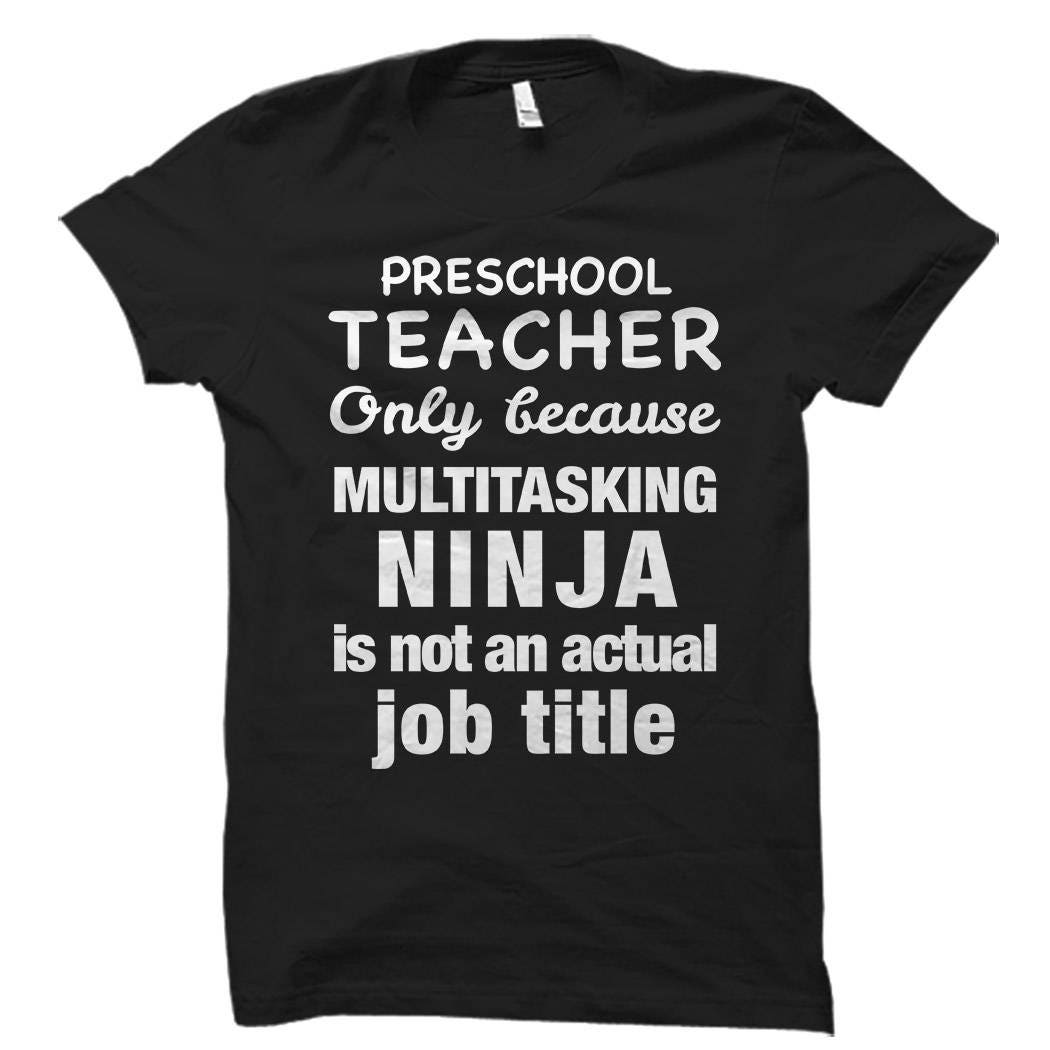 Preschool Teacher Shirt Preschool Teacher Gift Teacher Shirts Teacher Gifts Teacher Appreciation Gift for Teacher OS423 Graphic Tee – Bold Style · Perfect For Daily Wear