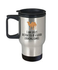 Camel Farmer Gift Present For Camel Lover Camel Dairy Travel Mug Good Looking Camel Camel Farm Graphic Tee – Cozy Vibes · Perfect For Daily Wear