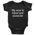 Cute Baby Onepiece Tattoo Baby Clothes My Mom Is Inked And Awesome Future Tattoo Artist Gift Many Sizes And Colors Graphic Tee – Everyday Comfort · Trending Graphic Apparel