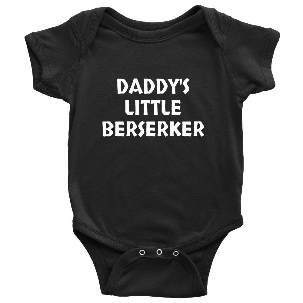Viking Baby Onepiece Cute Baby Shirt Daddy39s Little Berserker Baby Shower Gift Many Colors And Sizes Graphic Tee – Feel-Good Design · Top Pick For Any Outfit