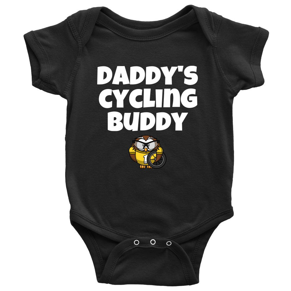 Baby Onepiece Cycling Baby Shirt Daddy39s Cycling Buddy Customizing Baby Shower Gift Many Sizes And Colors Graphic Tee – Cozy Vibes · Top Pick For Any Outfit