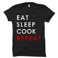 Eat Sleep Cook Repeat Shirt Cooking Shirt Cooking Gift Cook Shirt Cook Gift Chef Shirts Chef Gift Gift for Chef Housewarming OS672 Graphic Tee – Cozy Vibes · Trending Graphic Apparel