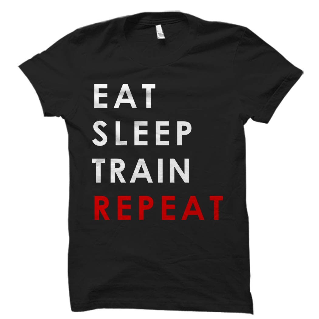 Eat Sleep Train Repeat Shirt Train Shirt Trainer Shirt Training Shirt Trainer Gift Training Gift Fitness Trainer Shirt Gym Shirt OS1151 Graphic Tee – Aesthetic Look · Must-Have Style