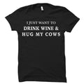 Hug Cows Shirt Farmer Gift Cow Gifts Cattle Shirt Cattle Gift Cowgirl Gifts Country Shirts Western Girl Shirt Small Town Girl OS3680 Graphic Tee – Warm & Stylish · Perfect For Daily Wear