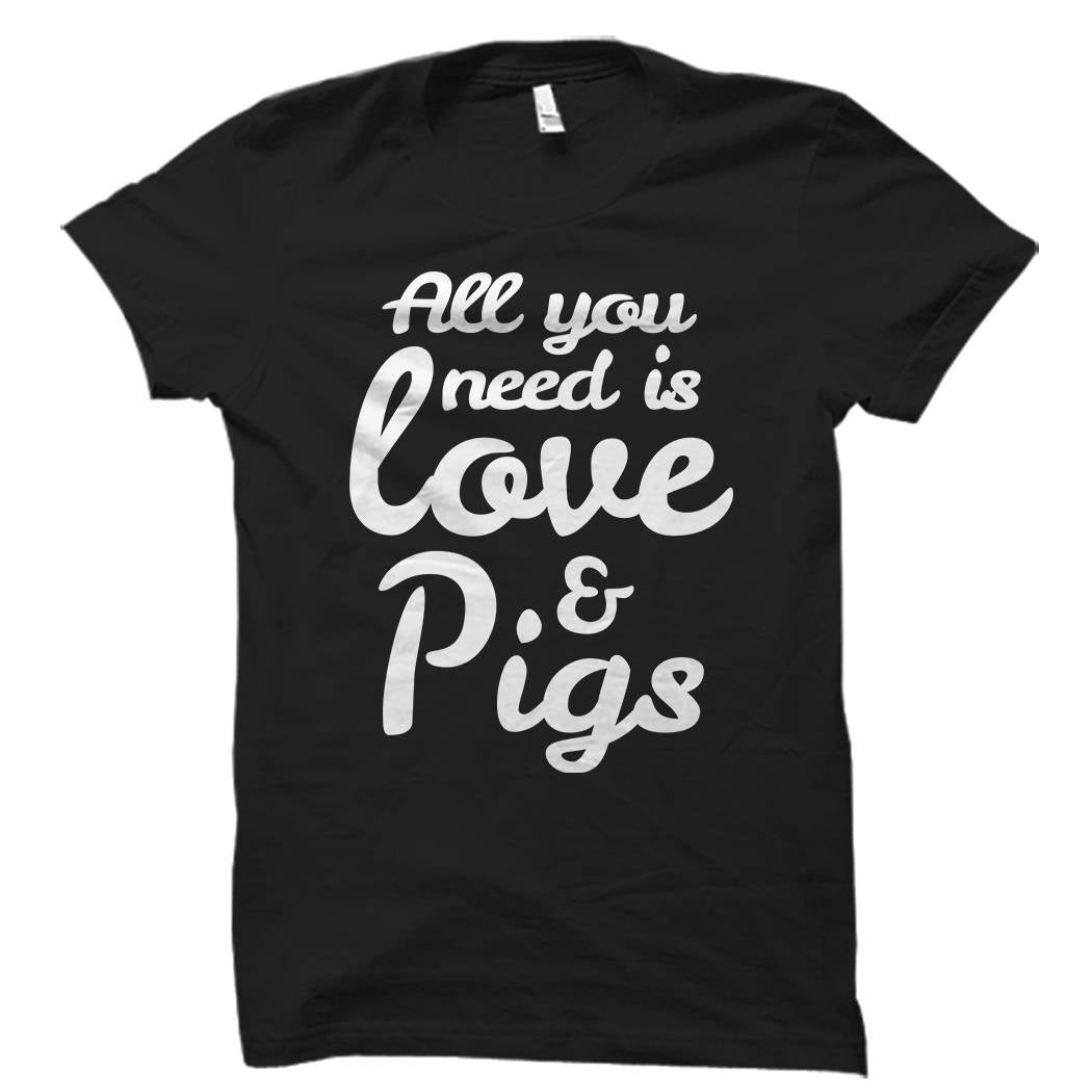 Cute Pig Shirts Pig Gifts Teacup Pig Shirt Kunekune Gifts Pig Lady Shirt Pig Lover Gift Piggy Shirts Farmer Gifts Farm Shirts OS564 Graphic Tee – Everyday Comfort · High-Quality Print