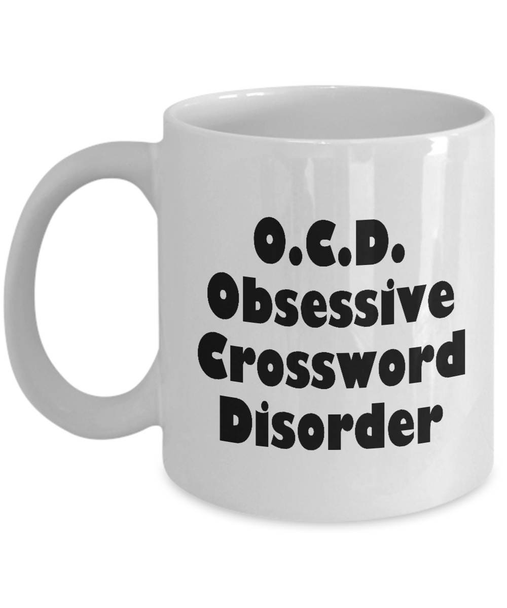 Crossword Solver Gift Crossword Puzzle Fan Mug Crosswords Present Idea Obsessive Crossword Disorder Graphic Tee – Premium Graphic · Top Pick For Any Outfit