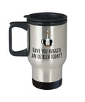Lovely Ostrich Travel Mug Gift For Ostrich Lover or Farmer Have You Hugged An Ostrich Today Graphic Tee – Soft Feel · Great Gift For Fans