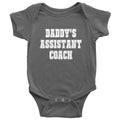Cute Baby Onepiece Coach Baby Shirt Daddy39s Assistant Coach Custom Text Baby Shower Gift Idea Graphic Tee – Everyday Comfort · High-Quality Print