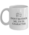 Funny Acting Mug Thespian Gift Idea Theater Geeks Actor Actress I39m In Character Graphic Tee – Soft Feel · High-Quality Print