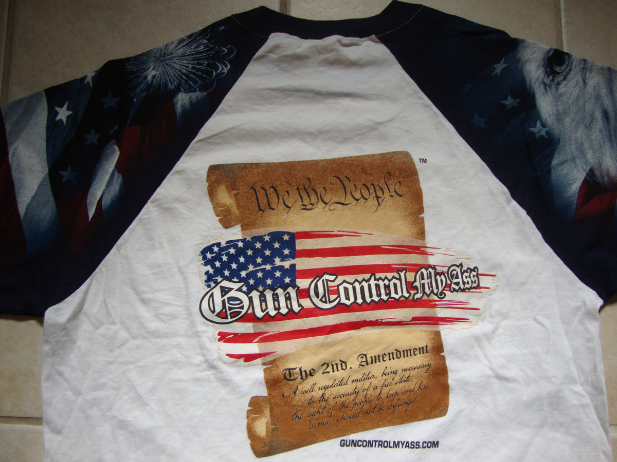 Vintage 9039s Gun Control My A COM American Constitution NRA anti gun control T Shirt Size L Graphic Tee – Bold Style · Trending Graphic Apparel