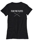 Funny Gift For Flutist Flute Shirt Women39s Tee Fear The Flutes Band Player Gift Marching Band Graphic Tee – Bold Style · Great Gift For Fans