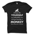 Monkey shirt Monkey gifts Monkey tshirts Monkey apparel gift for monkey lover monkey fan spirit animal spiritanimal OS5689 Graphic Tee – Soft Feel · Trending Graphic Apparel