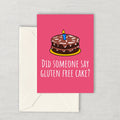 Printable Gluten Free Birthday Card Funny Gluten Free Card Celiac Awareness Instant Download Last Minute Card Graphic Tee – Cozy Vibes · Must-Have Style