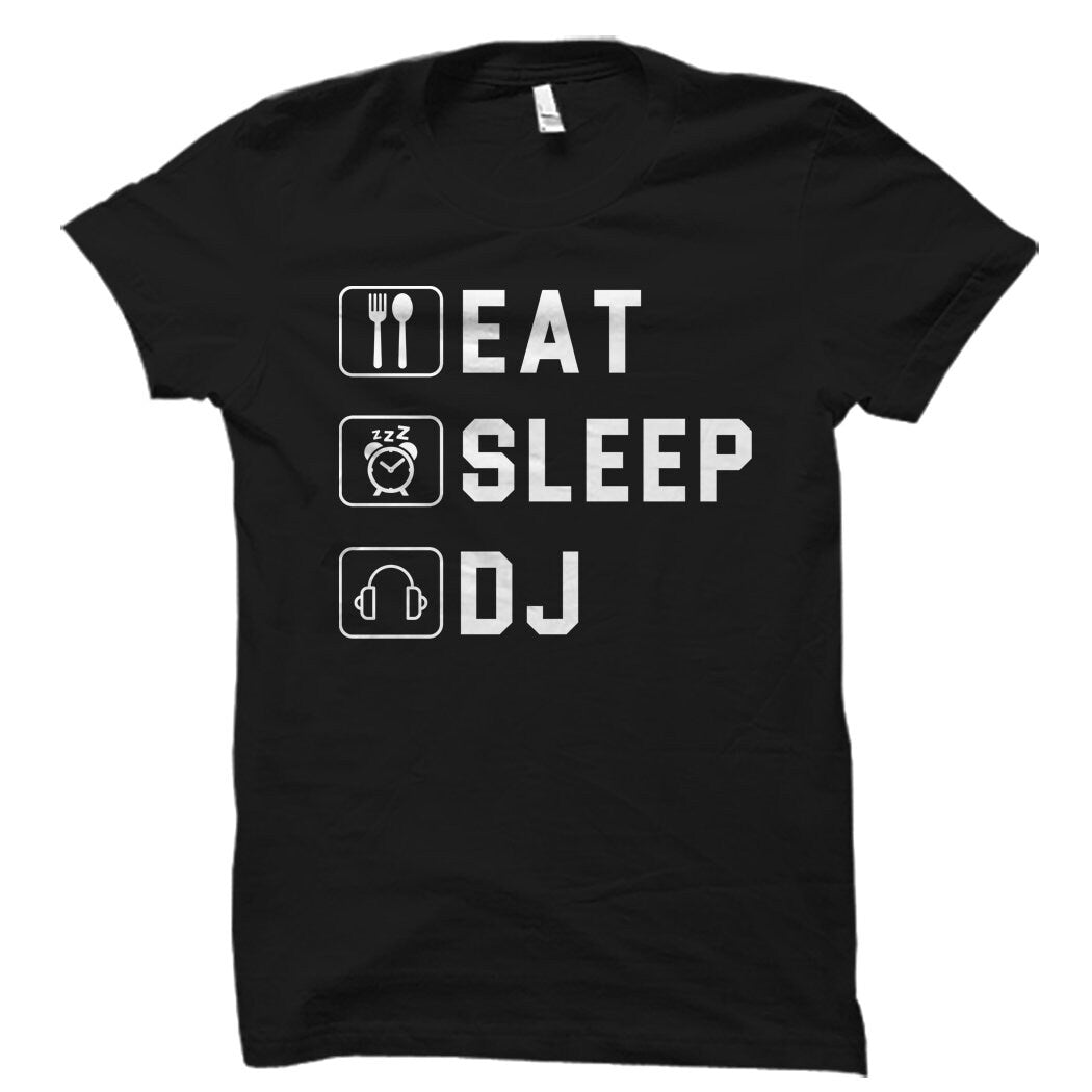 Eat Sleep DJ Shirt DJ Gift Shirt for DJ edm shirt edm gift rave shirt rave gift festival shirt festival gift musician shirt OS1872 Graphic Tee – Feel-Good Design · Must-Have Style