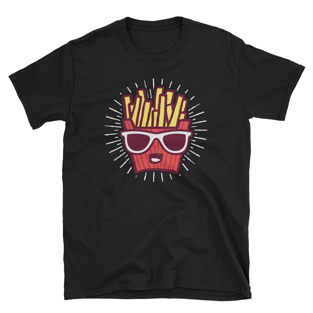 Funny Fries Shirt Potato Fast Food Shirt French Fry Gift Graphic Tee – Easygoing Wear · High-Quality Print