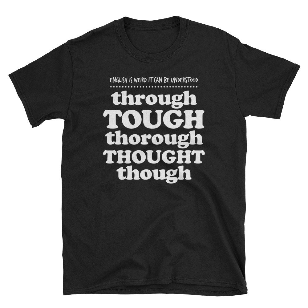 Grammar T Shirt Funny English Teacher Gift Funny English Major T Shirt Grammar Spelling Shirt Graphic Tee – Aesthetic Look · High-Quality Print