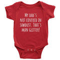 Carpenter Baby Onepiece Cute Woodworker Baby Shirt Man Glitter Carpenter39s Baby Gift Idea Many Sizes And Colors All Cotton Graphic Tee – Bold Style · High-Quality Print