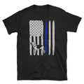K 9 Police Officer T Shirt Law Enforcement American Flag German Shepherd Gift Patriotic Thin Blue Line Shirt Graphic Tee – Everyday Comfort · Great Gift For Fans