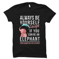 Elephant Gift Elephant Decor Elephant Shirt Elephant Lover Gift Elephant Lover Shirt Cute Elephant TShirt Gift Elephant Lover OS961 Graphic Tee – Feel-Good Design · Trending Graphic Apparel