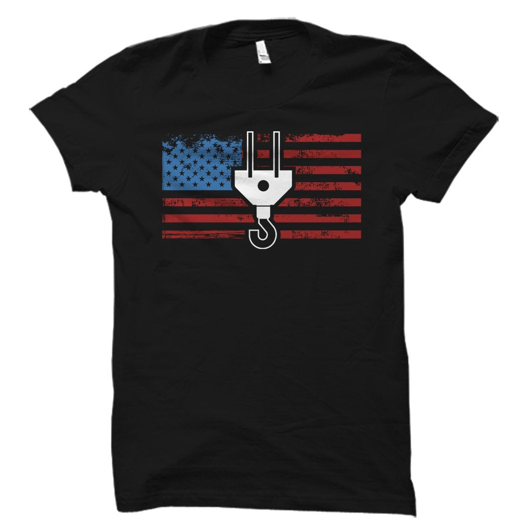 Crane Operator Gift Crane Operator Shirt Gift for Crane Operator TShirt Crane Gift Crane Shirt for Crane Operator American Flag OS1458 Graphic Tee – Premium Graphic · Must-Have Style