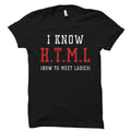 Programmer Gift Programmer Shirt HTML Gift HTML Shirt Funny Programming Gift Programming Shirt Coder Gift Coder Shirt I Know HTML OS4469 Graphic Tee – Everyday Comfort · High-Quality Print