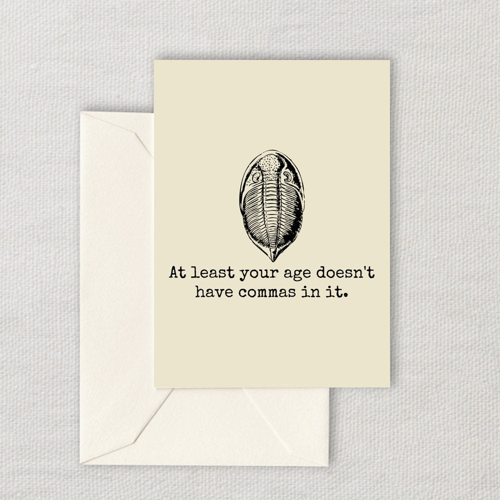 Printable Paleontology Greeting Card Paleontologist Birthday Card Trilobite Fossil Prehistoric Natural History Instant Download Graphic Tee – Everyday Comfort · High-Quality Print