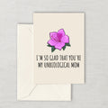 Funny Stepmother Printable Card Mother39s Day Card Stepmom Card Stepmother39s Birthday Instant Download Unbiological Mom Graphic Tee – Aesthetic Look · High-Quality Print